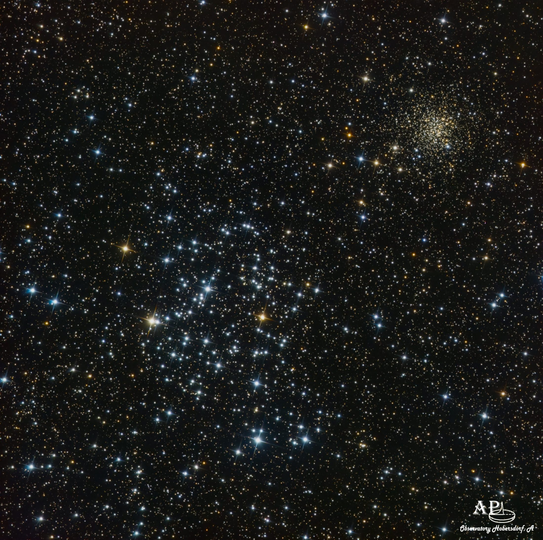 NGC 2168 u. 2158 6" Newton